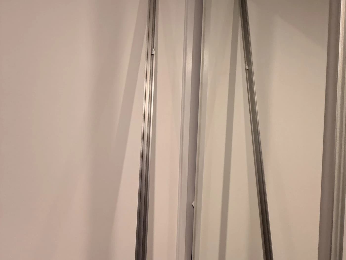 Wardrobe Track Repair: before